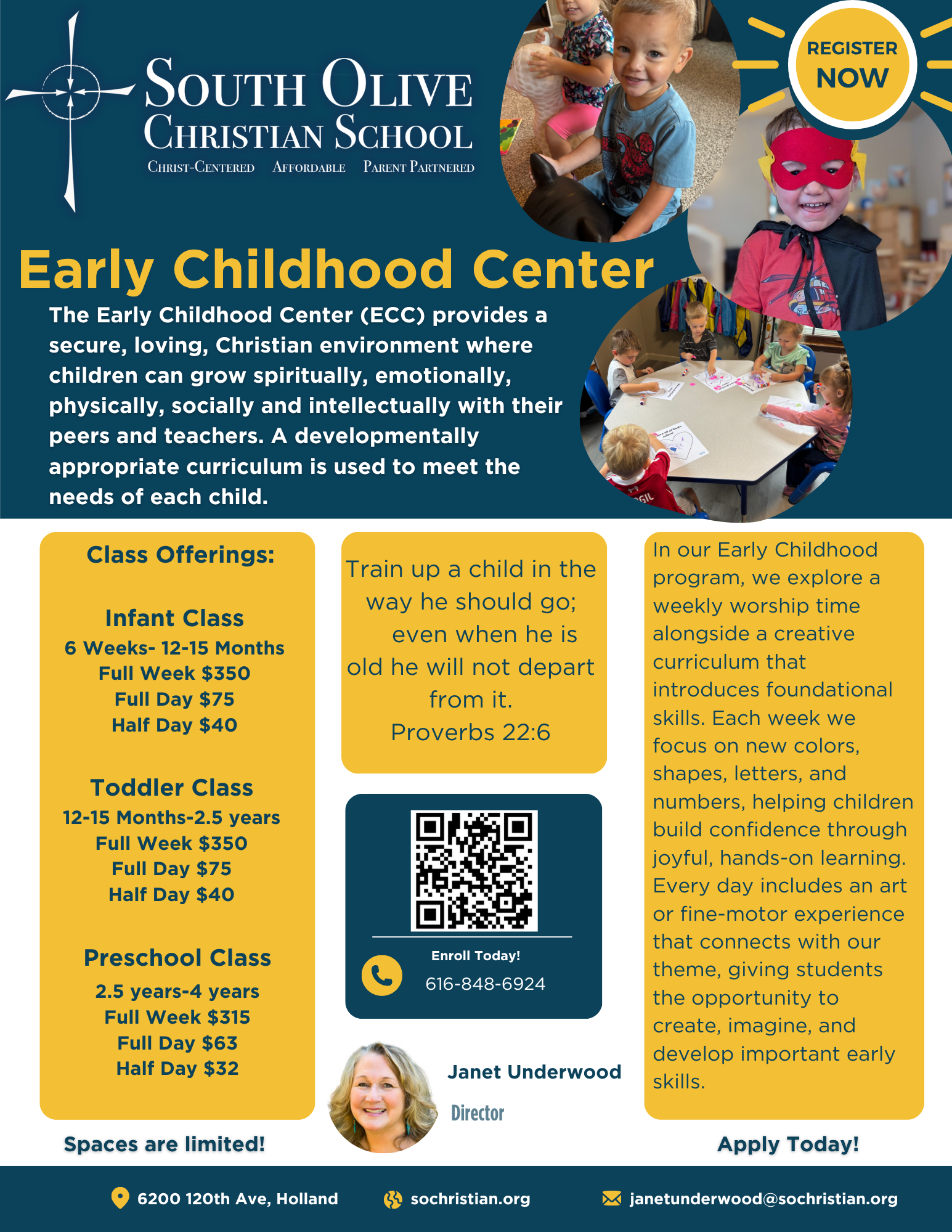 Early Childhood Center Flyer 2026